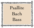 Psallite Bach
Bass